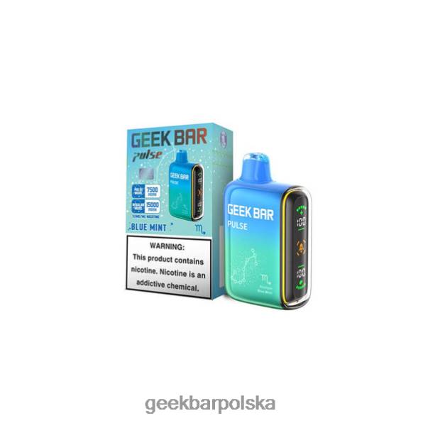 Geek Bar Pulse jednorazowe niebieska mięta V42H10 - Geek Bar Smaki