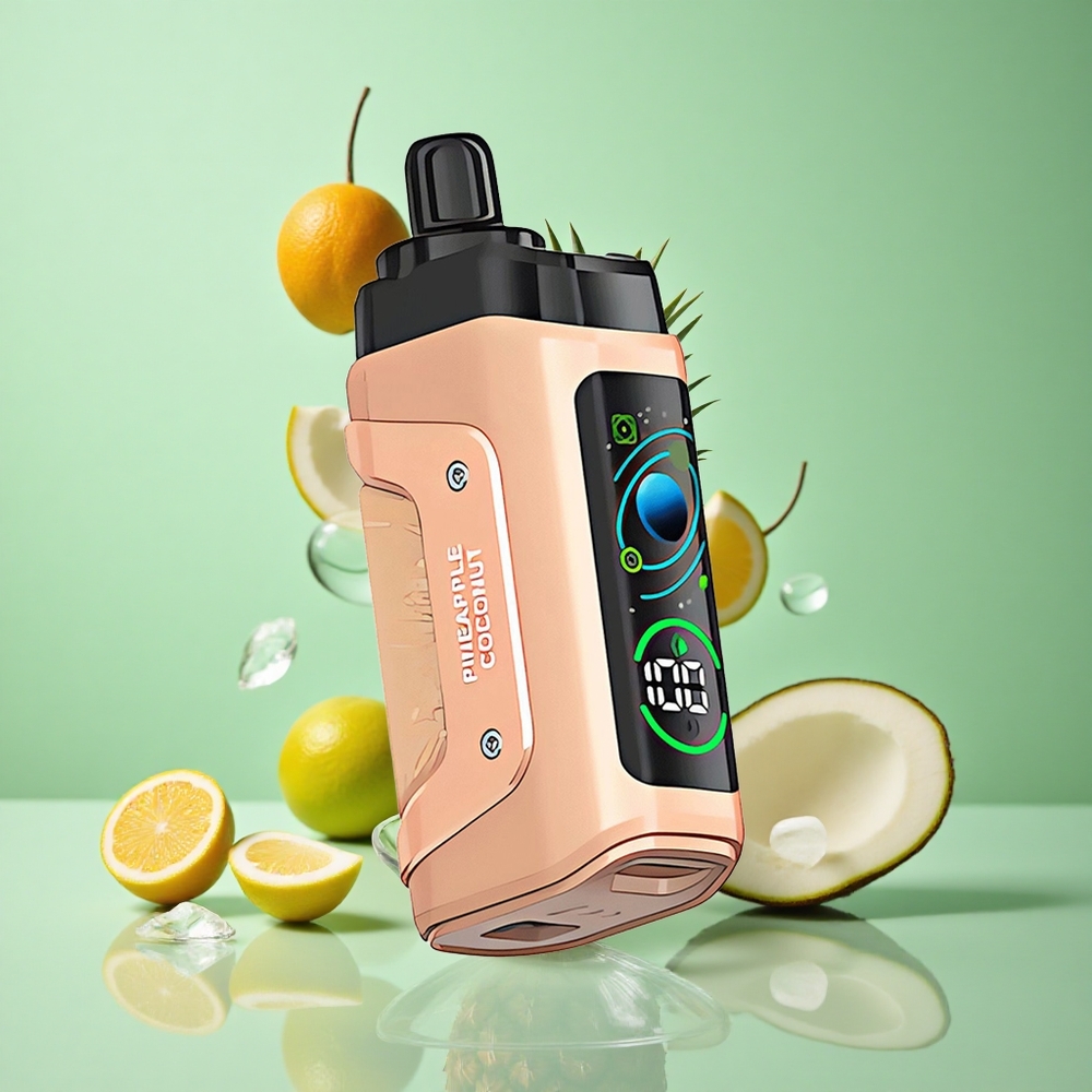 Razz Bar 45000 zaciągnięć Ananas Kokos Poland vape 650 mAh Typ-C