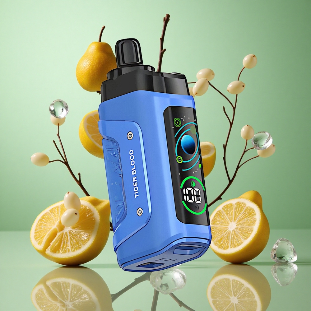 Razz Bar 45000 zaciągnięć Jednorazowy Vape Krew Tygrysa Poland vape z regulacją przepływu powietrza i Typem-C