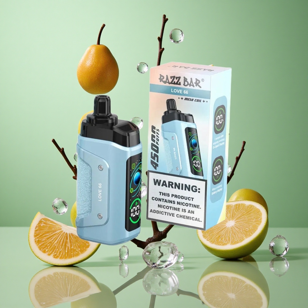 Razz Bar 45000 zaciągnięć Jednorazowy Vape Miłość 66 Poland vape z regulacją przepływu powietrza