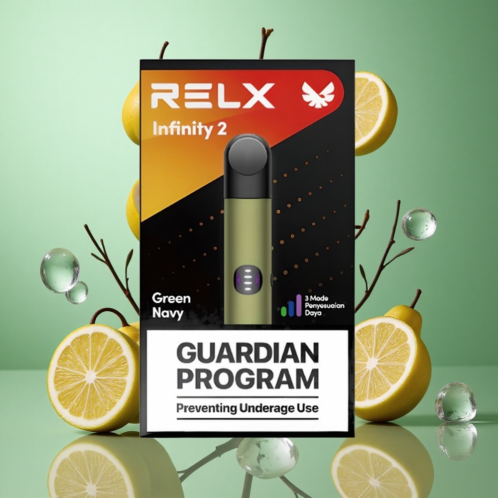 RELX Infinity 2 650 zaciągnięć Greennavy Poland vape Pojemność 1,9 ml