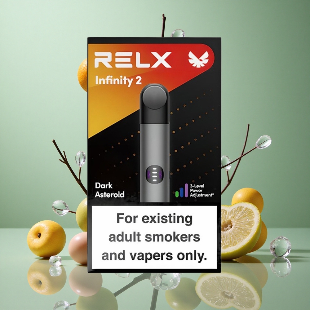 RELX Infinity 2 650 zaciągnięć Szary Poland vape Smukły Metalowy
