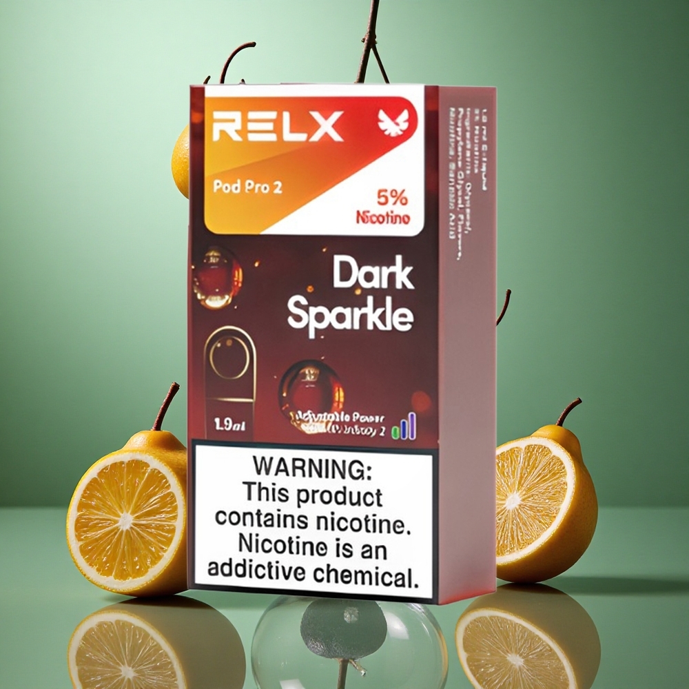 RELX Pod Pro 2 600 zaciągnięć Dark Sparkle Poland vape 1.9ml 5% nikotyny