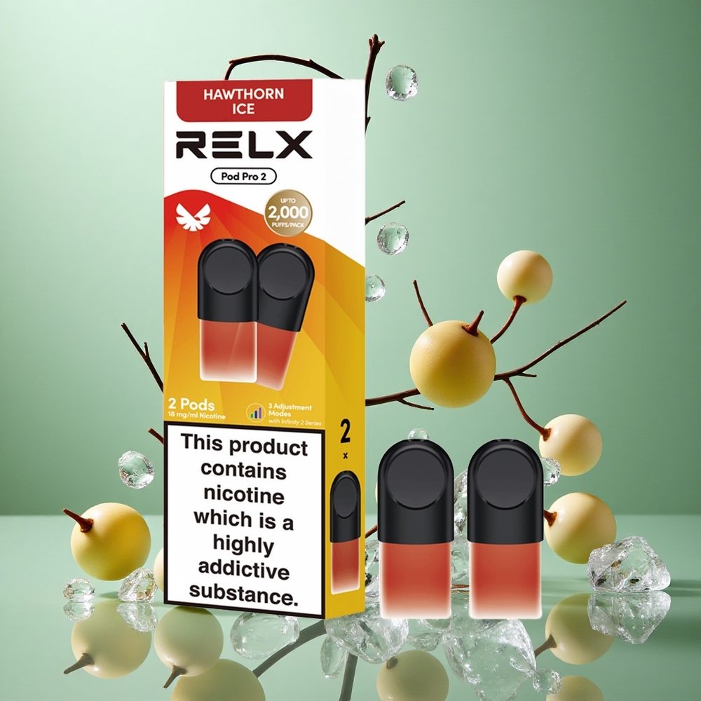 RELX Pod Pro 2 600 zaciągnięć Hawthorn Ice Poland vape 1,9ml