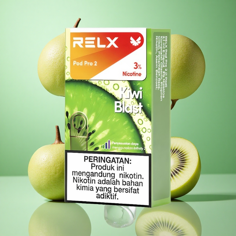 RELX Pod Pro 2 600 zaciągnięć Kiwi Smak Poland vape 1,9ml 3% nikotyny