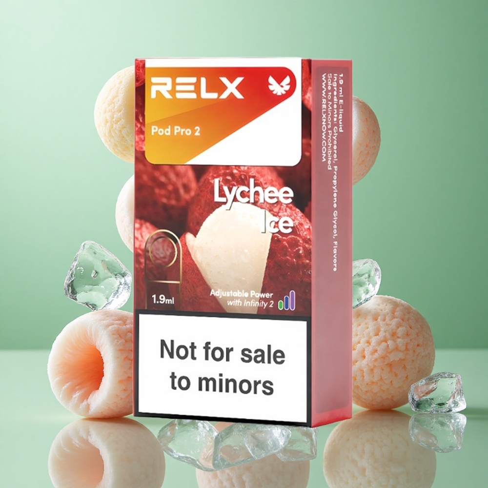 RELX Pod Pro 2 600 zaciągnięć Litchi Lód Poland vape 1.9ml