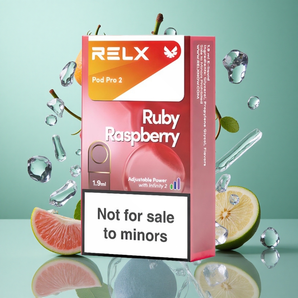 RELX Pod Pro 2 600 zaciągnięć Malinowy Lód Poland vape 1.9ml