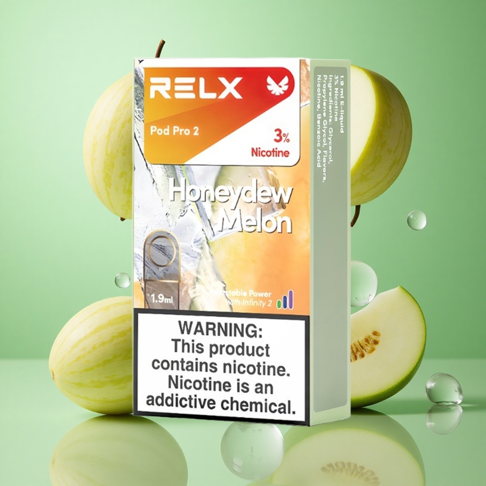RELX Pod Pro 2 600 zaciągnięć Melon Miodowy Poland vape 1,9ml 3% Nikotyna