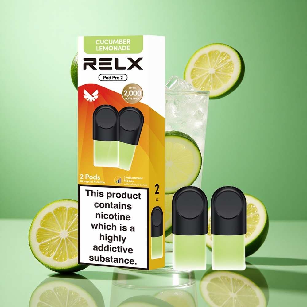RELX Pod Pro 2 600 zaciągnięć Napój-Ogórek Lemoniada Poland vape 1,9ml