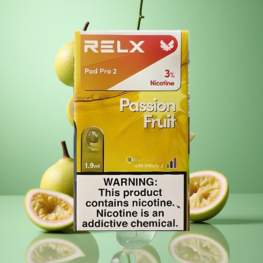 RELX Pod Pro 2 600 zaciągnięć Passion Fruit Poland vape 3% nikotyny 1.9ml
