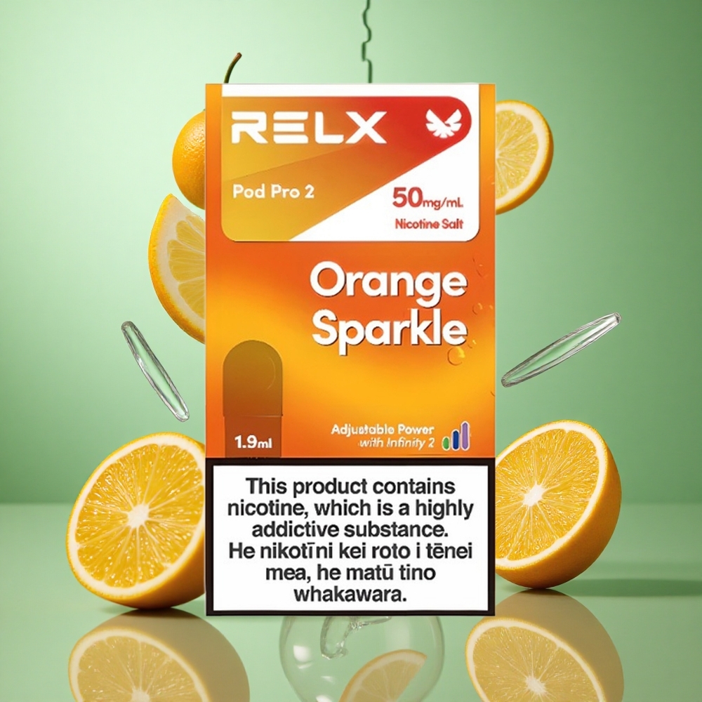 RELX Pod Pro 2 600 zaciągnięć Pomarańcza Blask Poland vape 1.9ml 5% nikotyny