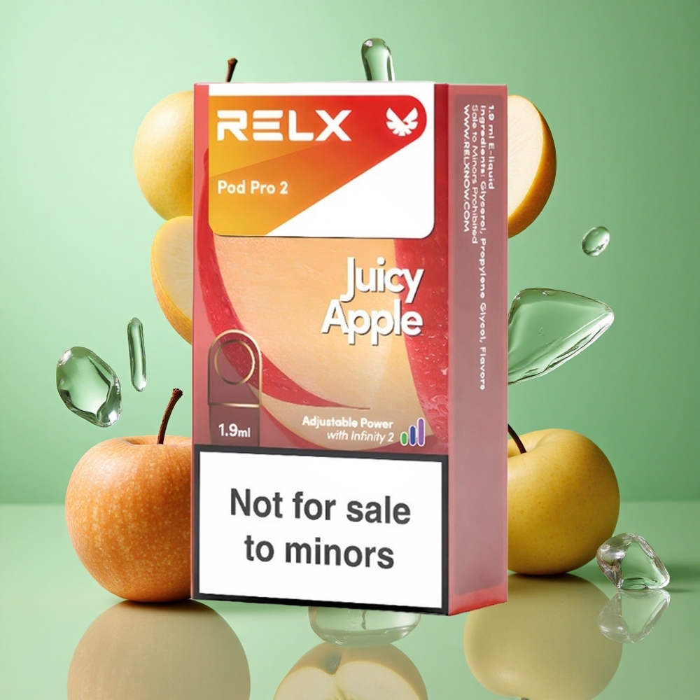 RELX Pod Pro 2 600 zaciągnięć Sokowite Jabłko Poland vape 1.9ml