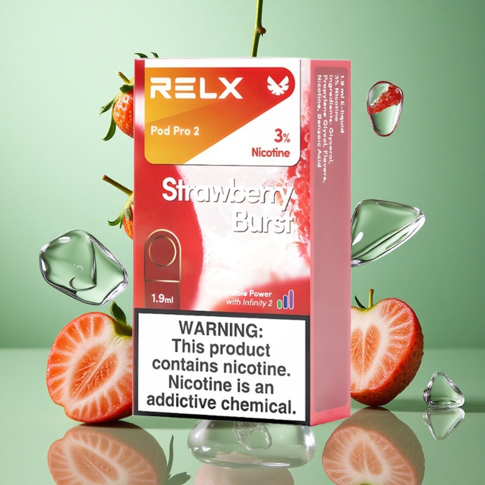 RELX Pod Pro 2 600 zaciągnięć Truskawkowy Wybuch Poland vape Zawartość nikotyny: 3%
