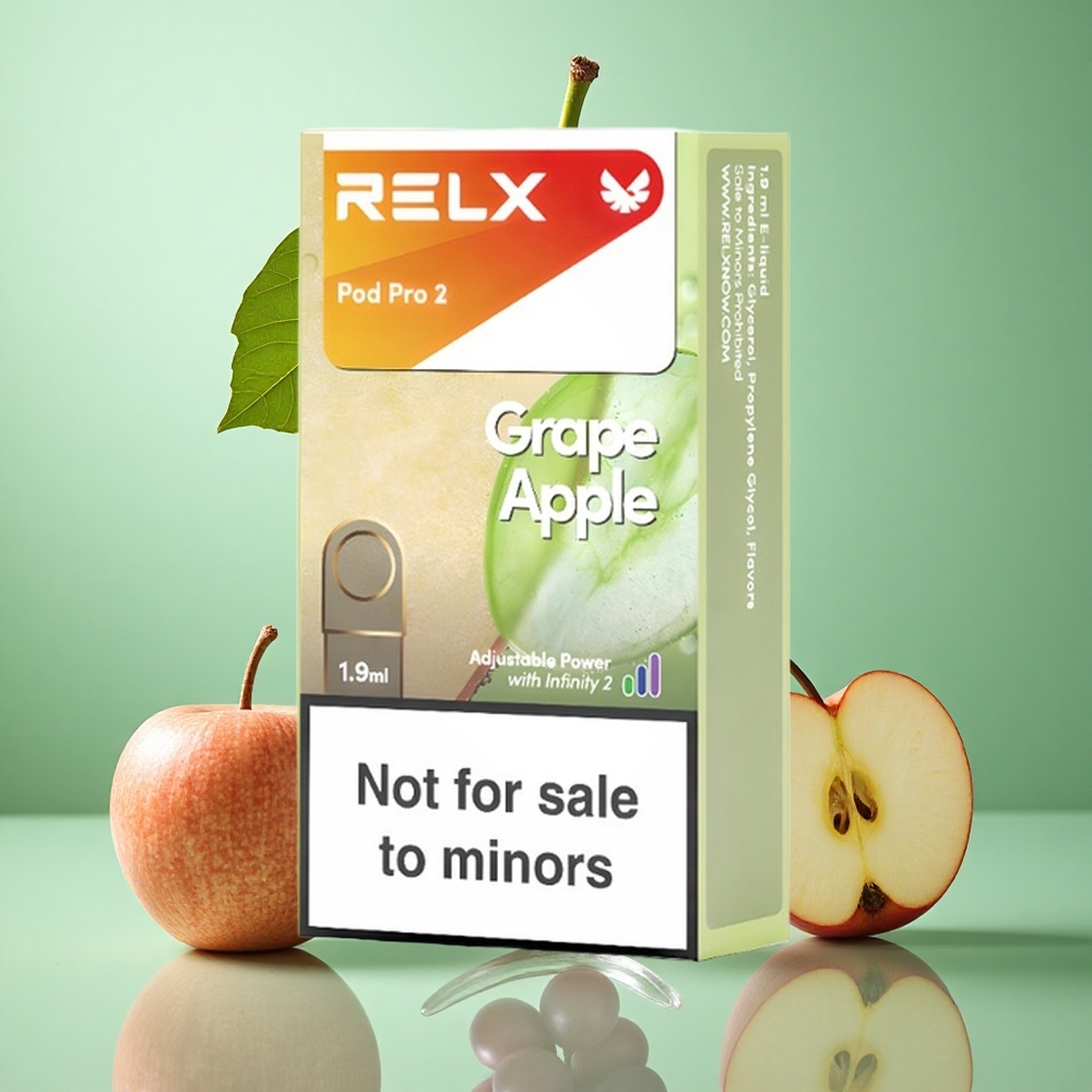 RELX Pod Pro 2 600 zaciągnięć Winowo-Jabłkowy Poland vape 1,9ml