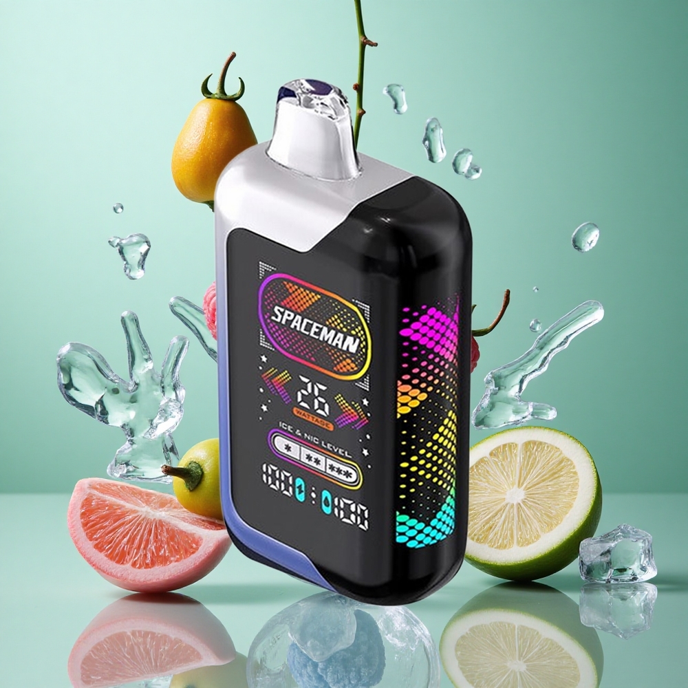 SMOK SPACEMAN SP40000 Malinowy Lód Disposable 40000 zaciągnięć Poland vape Typ-C