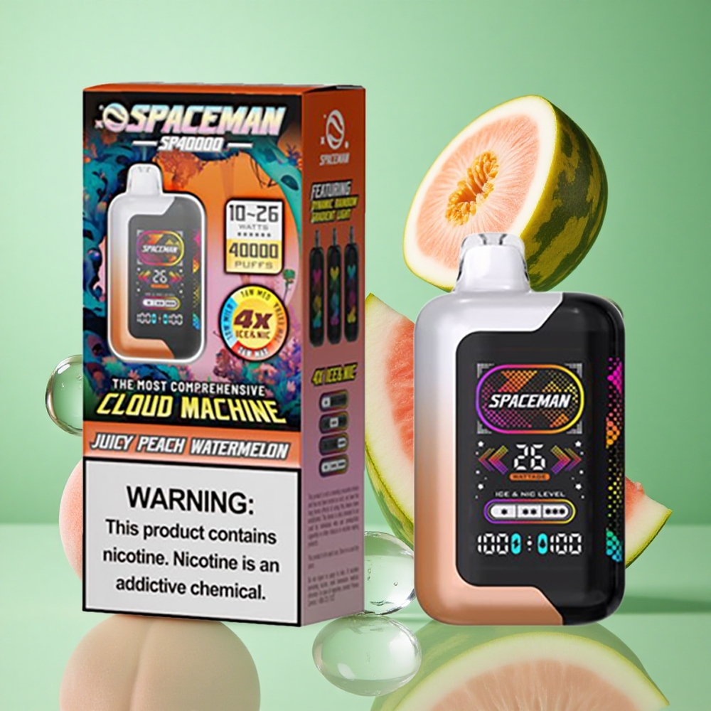 SMOK SPACEMAN SP40000 Soczysta Brzoskwinia Arbuz Poland vape 20ml 1000mAh
